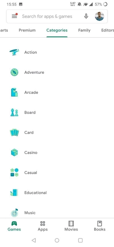 Google Play Store – capture d'écran 4